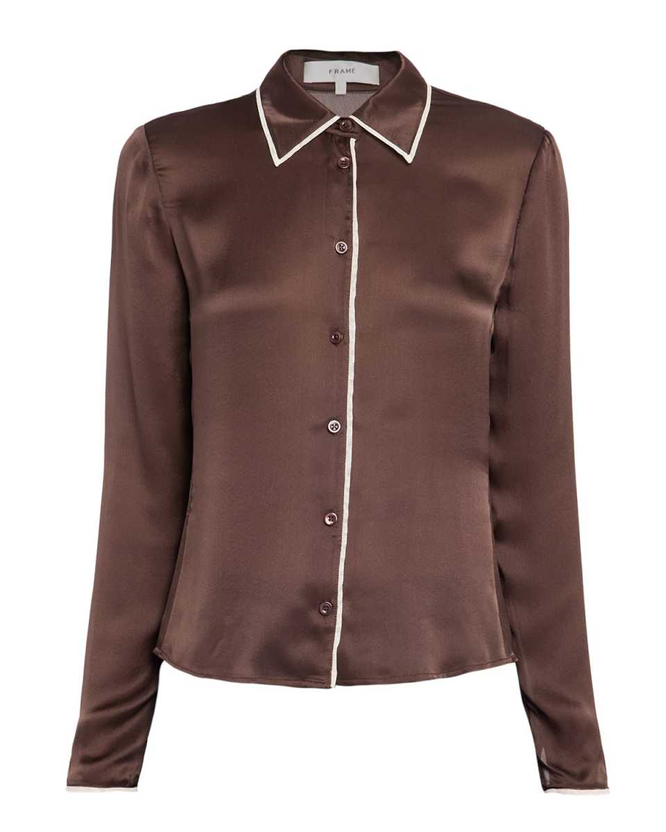 The Slim Essential Silk Blous
